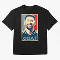 Messi - Hope Oversized T-Shirt Embrace FIFA World Cup 2026 Group Stage Spirit, Driven by France, Haaland and Mbappe, Soccer Culture, Superstar Moments, National Team Dreams and Competitive Fire; Great for Watch Parties, Sports Bars, Family Nights,