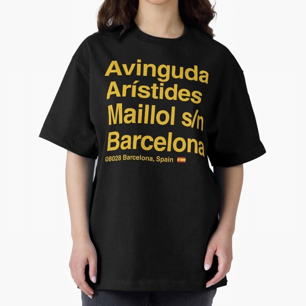 FC Barcelona Futbol Soccer Stadium Street Address Classic T-Shirt Keep the Legacy of FIFA World Cup 2026 for Fans of Messi, Neymar and Mbappe and England and Germany, Bringing Fan Favorite Moments, National Team Passion, Big Match Drama and Soccer