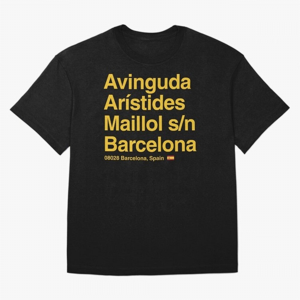 FC Barcelona Futbol Soccer Stadium Street Address Classic T-Shirt Keep the Legacy of FIFA World Cup 2026 for Fans of Messi, Neymar and Mbappe and England and Germany, Bringing Fan Favorite Moments, National Team Passion, Big Match Drama and Soccer