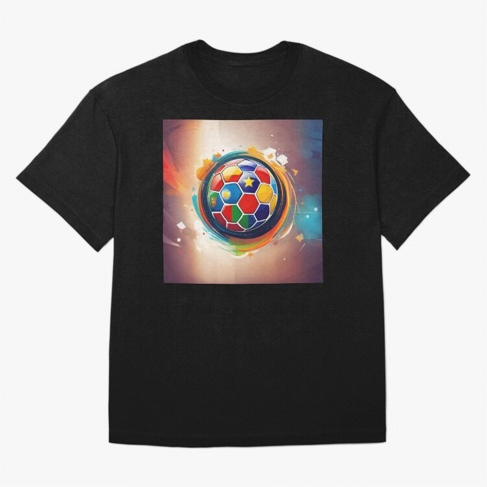soccer 1 Oversized T-Shirt Celebrate Football Dreams Across FIFA World Cup 2026 for Fans of Neymar and Argentina and Brazil, Bringing Match Day Excitement, Supporter Culture, Golden Goals and Global Football Passion; Made for Collectors Who Enjoy