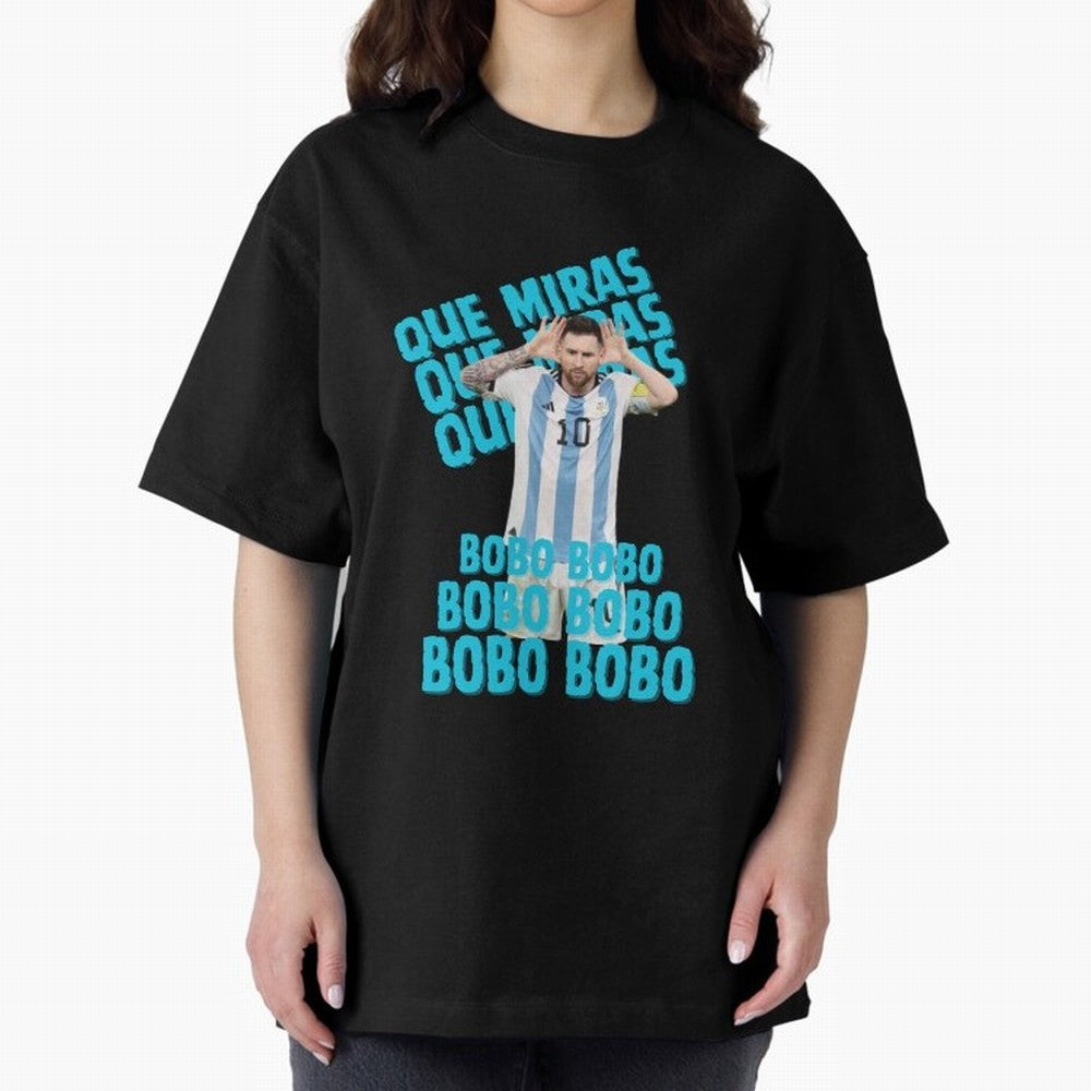 LEONEL MESSI Oversized T-Shirt Represent Global Football Passion for FIFA World Cup 2026 USA Canada Mexico, Made for Messi, CR7 and Mbappe, Spain and Netherlands, Classic Soccer Heritage, Championship Pressure, Fan Loyalty and International Pride;