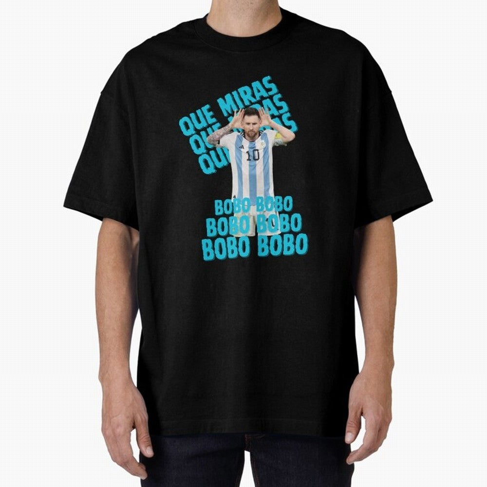 LEONEL MESSI Oversized T-Shirt Represent Global Football Passion for FIFA World Cup 2026 USA Canada Mexico, Made for Messi, CR7 and Mbappe, Spain and Netherlands, Classic Soccer Heritage, Championship Pressure, Fan Loyalty and International Pride;