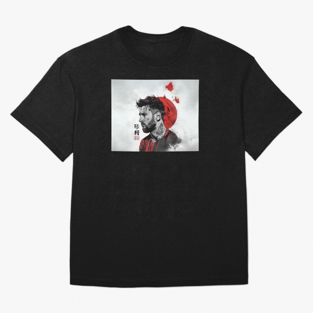 Messi Red Moon Classic T-Shirt Carry the Colors and Pride of FIFA World Cup 2026 Centered on Messi, Neymar and Mbappe, France and Portugal Energy, Football Festival Excitement, Trophy Ambitions, Country Rivalries and Star Player Buzz; Made for