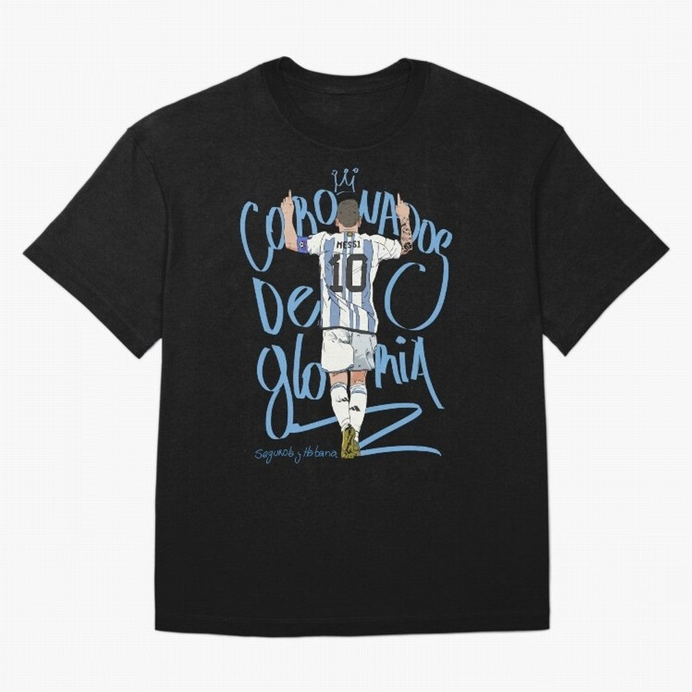 Messi, crowned with glory Active T-Shirt Discover Global Football Passion for FIFA World Cup 2026 Group Stage, Connected to Messi, Neymar and Mbappe, Brazil, Portugal and Argentina, Tournament Hype, Historic Matchups, Family Viewing Parties and