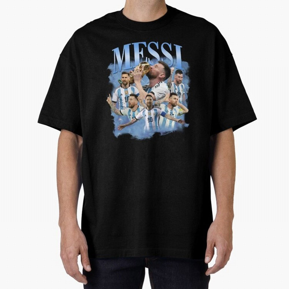 Lionel Messi Footballer Classic T-Shirt Bring Global Tournament Vibes to FIFA World Cup 2026 for Fans of Cristiano Ronaldo and England and Germany, Bringing Classic Soccer Heritage, Championship Pressure, Fan Loyalty and International Pride; Great