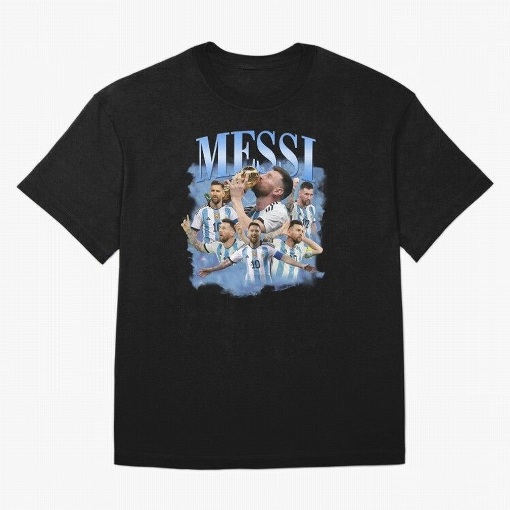 Lionel Messi Footballer Classic T-Shirt Bring Global Tournament Vibes to FIFA World Cup 2026 for Fans of Cristiano Ronaldo and England and Germany, Bringing Classic Soccer Heritage, Championship Pressure, Fan Loyalty and International Pride; Great