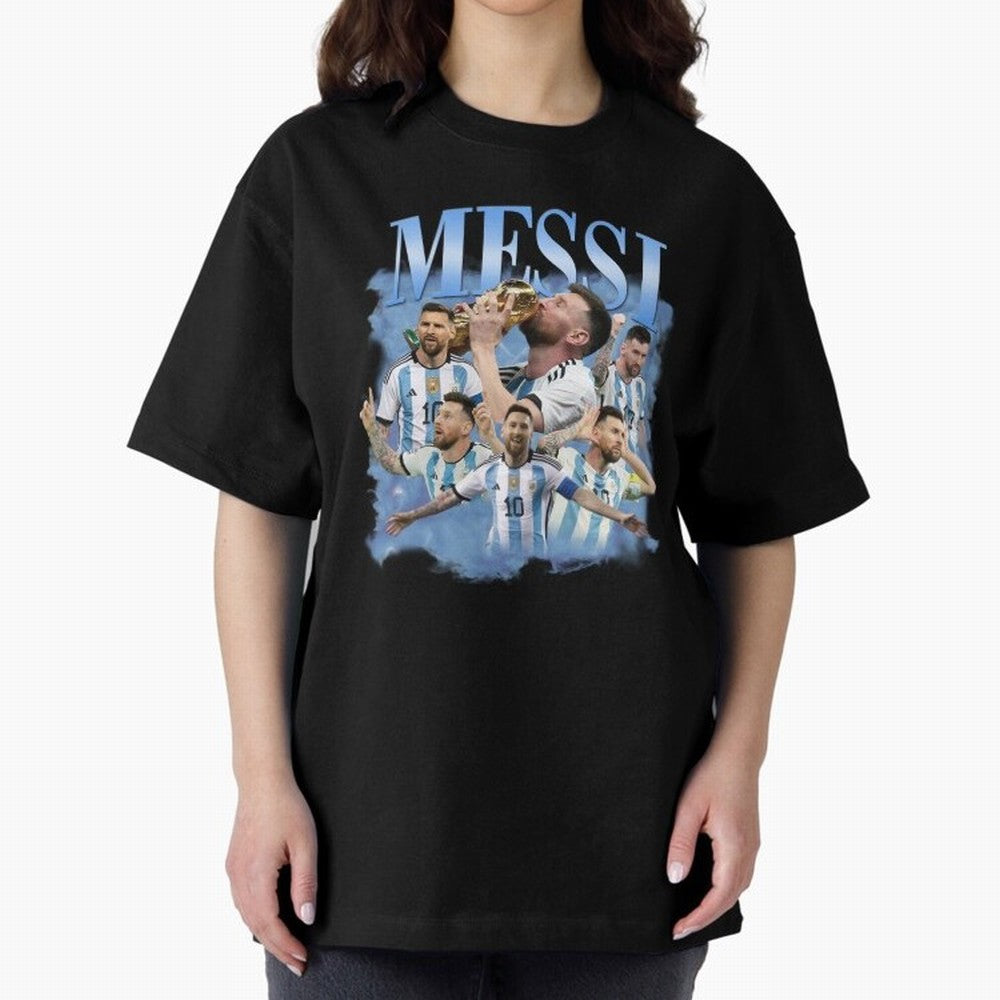 Lionel Messi Footballer Classic T-Shirt Bring Global Tournament Vibes to FIFA World Cup 2026 for Fans of Cristiano Ronaldo and England and Germany, Bringing Classic Soccer Heritage, Championship Pressure, Fan Loyalty and International Pride; Great