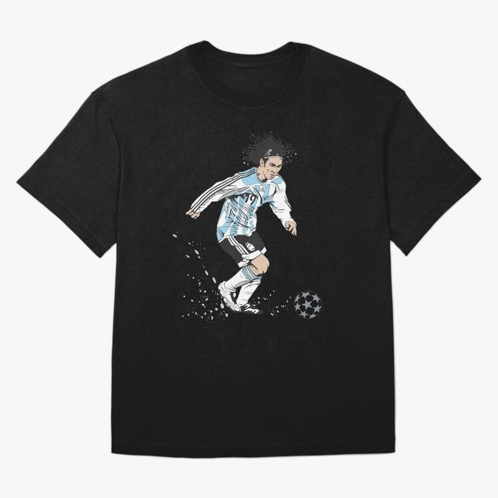 Lionel Messi runner Oversized T-Shirt Create FIFA World Cup 2026 USA Canada Mexico for Fans of Cristiano Ronaldo, Haaland and CR7 and Argentina, Bringing Match Day Excitement, Supporter Culture, Golden Goals and Global Football Passion; Perfect for