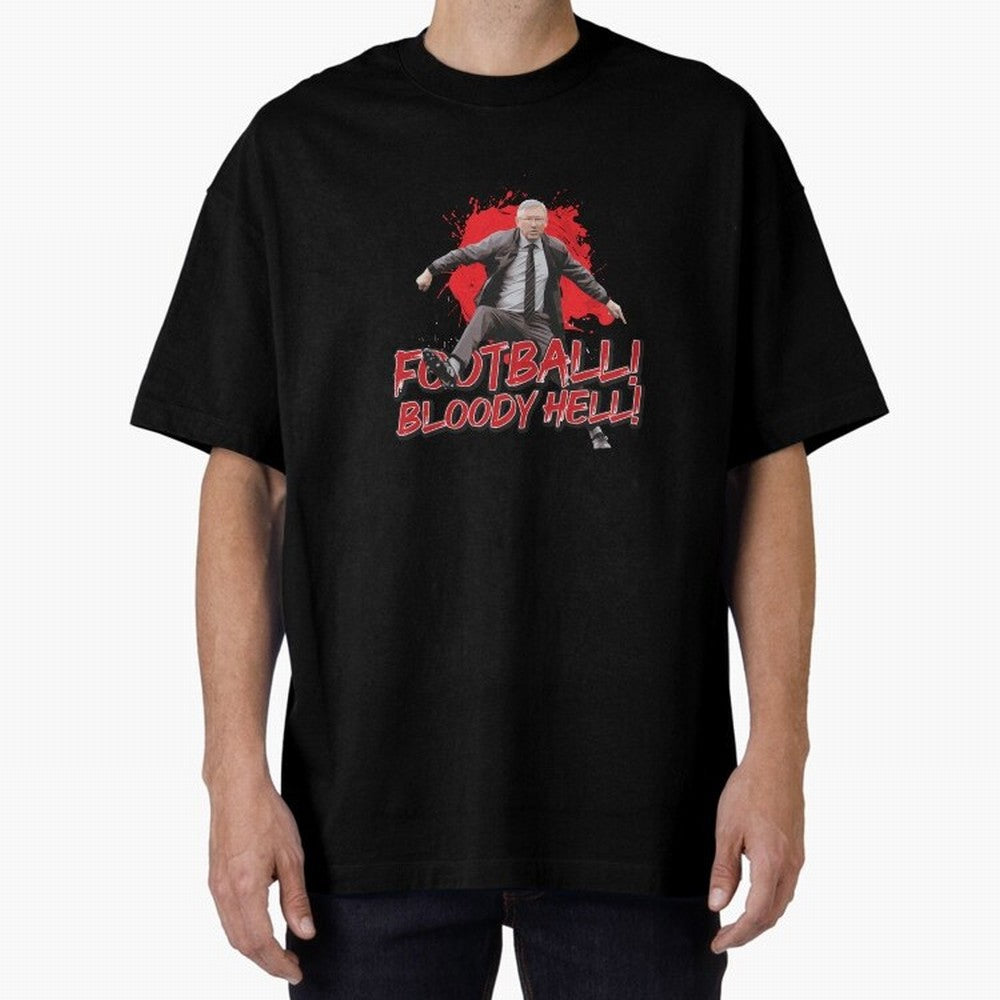 Sir Alex Ferguson - FOOTBALL BLOODY HELL! Essential T-Shirt Celebrate Global Passion for FIFA World Cup 2026 Spirit, Highlighting Brazil, Cristiano Ronaldo, Haaland and CR7, Worldwide Fan Energy, Dramatic Goals, Stadium Lights and Championship