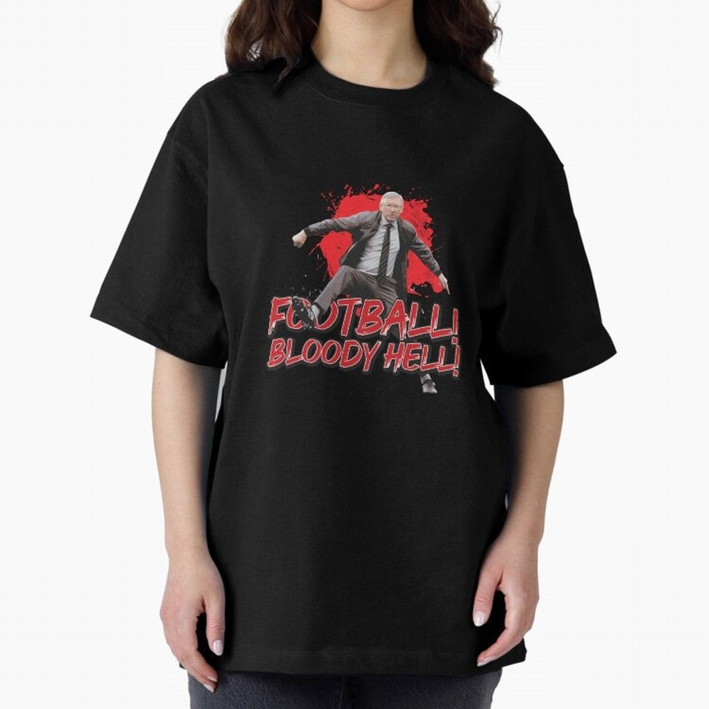 Sir Alex Ferguson - FOOTBALL BLOODY HELL! Essential T-Shirt Celebrate Global Passion for FIFA World Cup 2026 Spirit, Highlighting Brazil, Cristiano Ronaldo, Haaland and CR7, Worldwide Fan Energy, Dramatic Goals, Stadium Lights and Championship