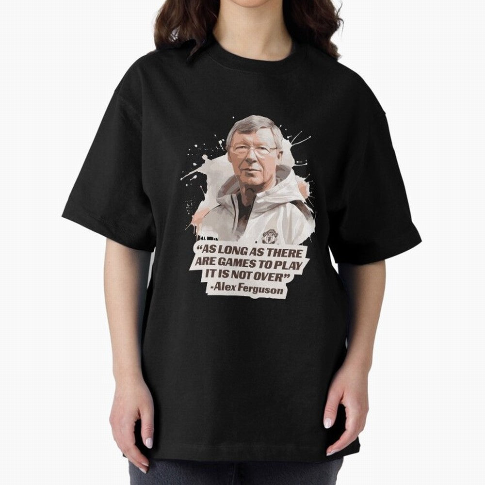 Sir Alex Ferguson - It Is Not Over Yet Essential T-Shirt Feel International Energy from FIFA World Cup 2026 USA Canada Mexico Spirit, Celebrating Portugal, Neymar, Haaland and Cristiano Ronaldo, Supporter Pride, Iconic Celebrations, Legendary Names