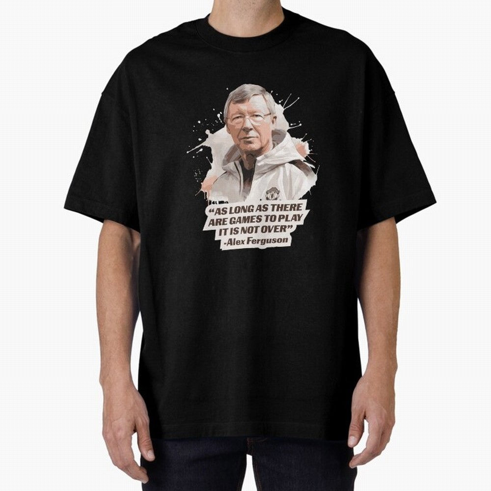 Sir Alex Ferguson - It Is Not Over Yet Essential T-Shirt Feel International Energy from FIFA World Cup 2026 USA Canada Mexico Spirit, Celebrating Portugal, Neymar, Haaland and Cristiano Ronaldo, Supporter Pride, Iconic Celebrations, Legendary Names