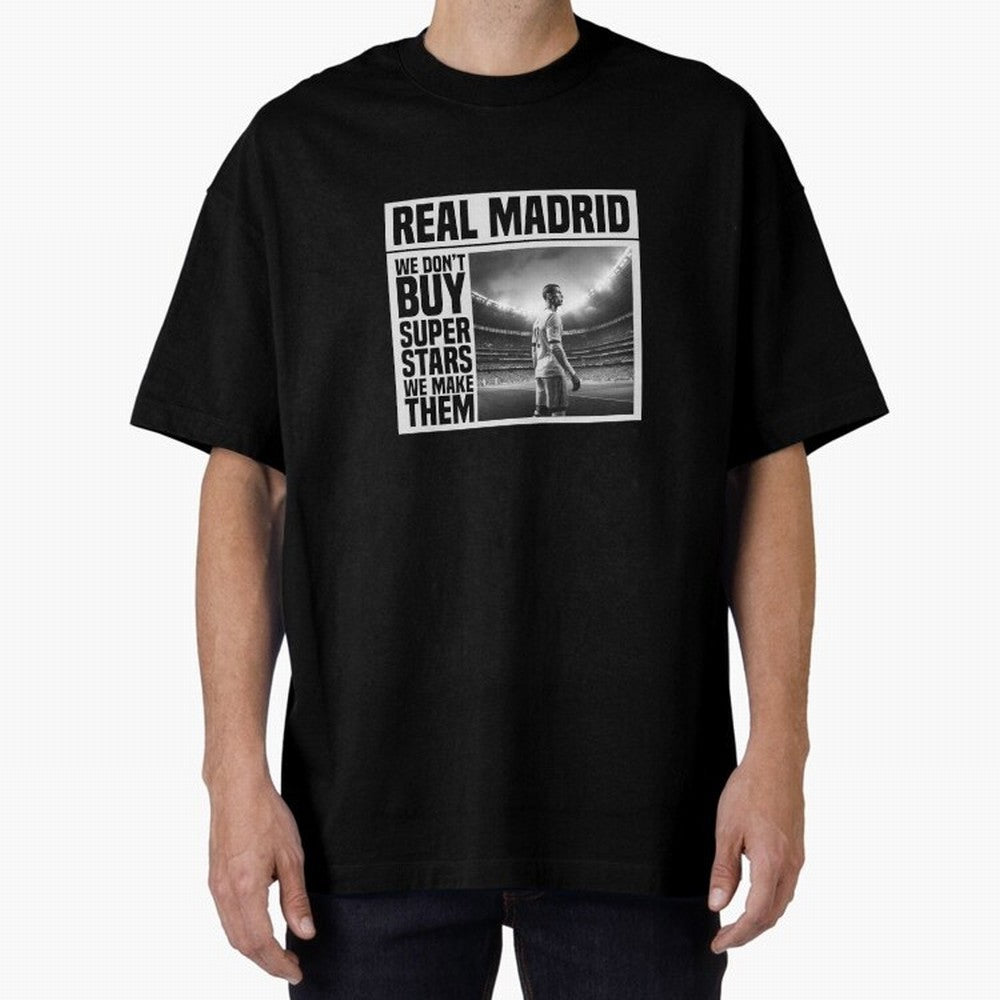 Real Madrid Makes Superstars Essential T-Shirt Bring Trophy Dreams to FIFA World Cup 2026 Inspired by Cristiano Ronaldo, Haaland and CR7, Spain Energy, Worldwide Fan Energy, Dramatic Goals, Stadium Lights and Championship Celebrations; Made for Die