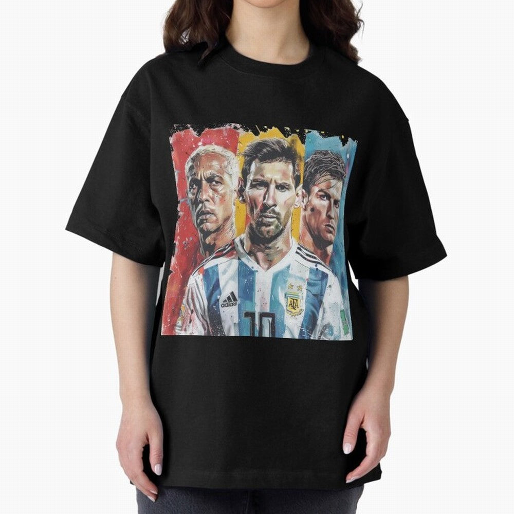 TOP 3 Soccer Players Classic T-Shirt Relive FIFA World Cup 2026 Centered on CR7 and Messi, Spain Energy, Vintage Soccer Flavor, Modern Football Stars, National Flags and Final Night Emotion; Built for Supporters Chasing Trophy Dreams, Final Match