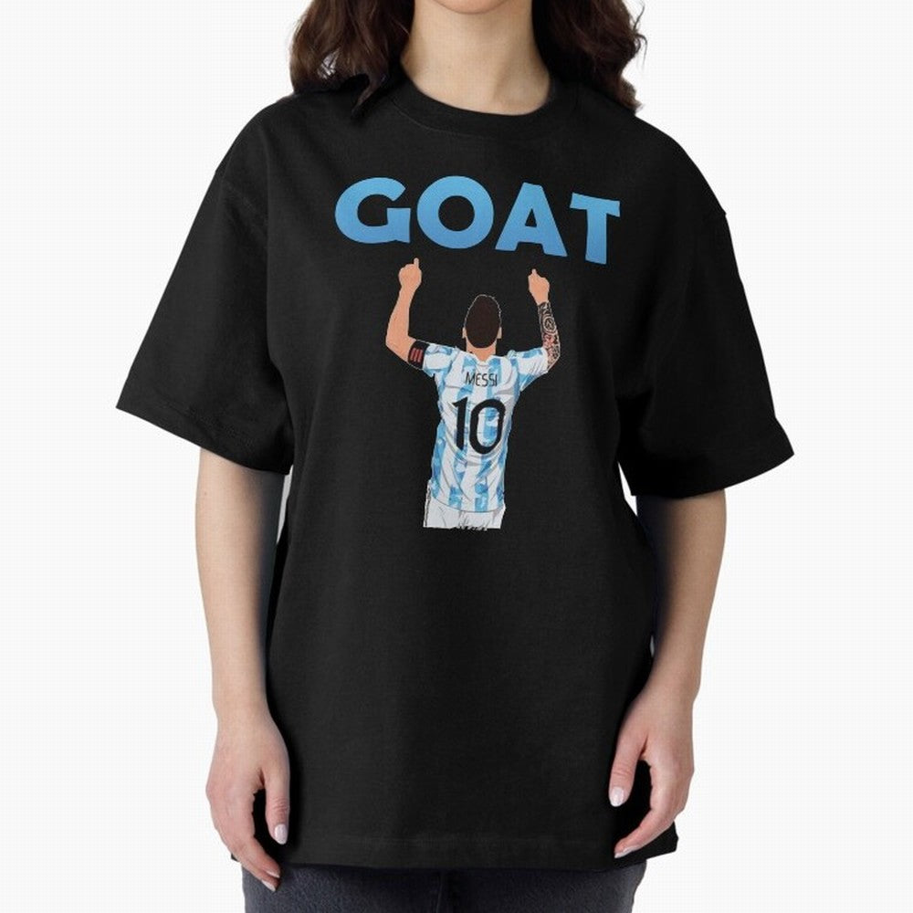 Messi GOAT Classic T-Shirt Represent the Passion of Match Day Hype around FIFA World Cup 2026, Cristiano Ronaldo, Argentina and Brazil, Stadium Chants, National Pride, Trophy Dreams and Unforgettable Football Memories; Perfect for Supporters Who