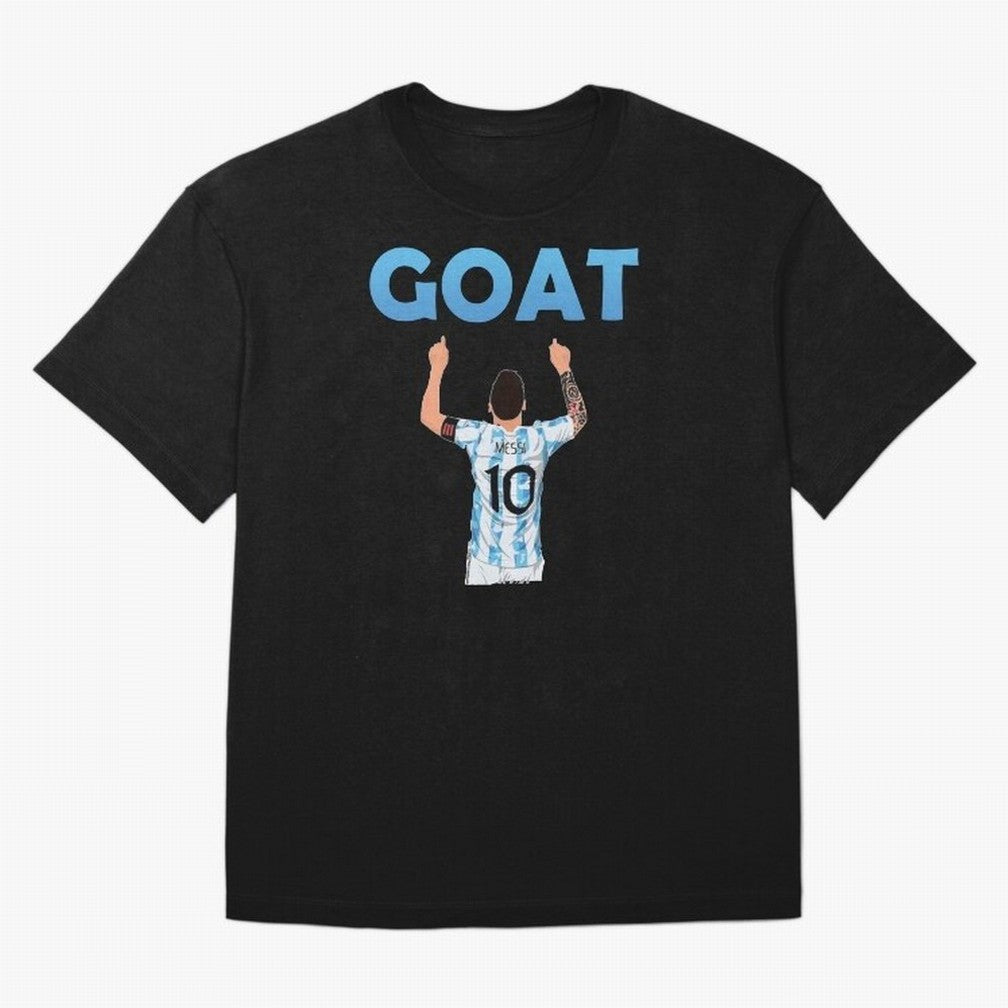 Messi GOAT Classic T-Shirt Represent the Passion of Match Day Hype around FIFA World Cup 2026, Cristiano Ronaldo, Argentina and Brazil, Stadium Chants, National Pride, Trophy Dreams and Unforgettable Football Memories; Perfect for Supporters Who