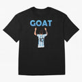 Messi GOAT Classic T-Shirt Represent the Passion of Match Day Hype around FIFA World Cup 2026, Cristiano Ronaldo, Argentina and Brazil, Stadium Chants, National Pride, Trophy Dreams and Unforgettable Football Memories; Perfect for Supporters Who
