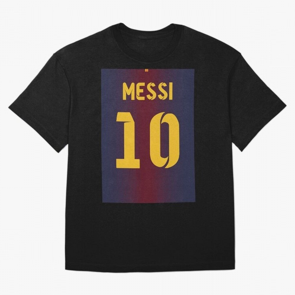 Barcelona 2012 Jersey Messi 10 Oversized T-Shirt Relive the Noise and Pride of FIFA World Cup 2026 USA Canada Mexico Made for CR7, France Energy, Soccer Culture, Superstar Moments, National Team Dreams and Competitive Fire; Ideal for Passionate