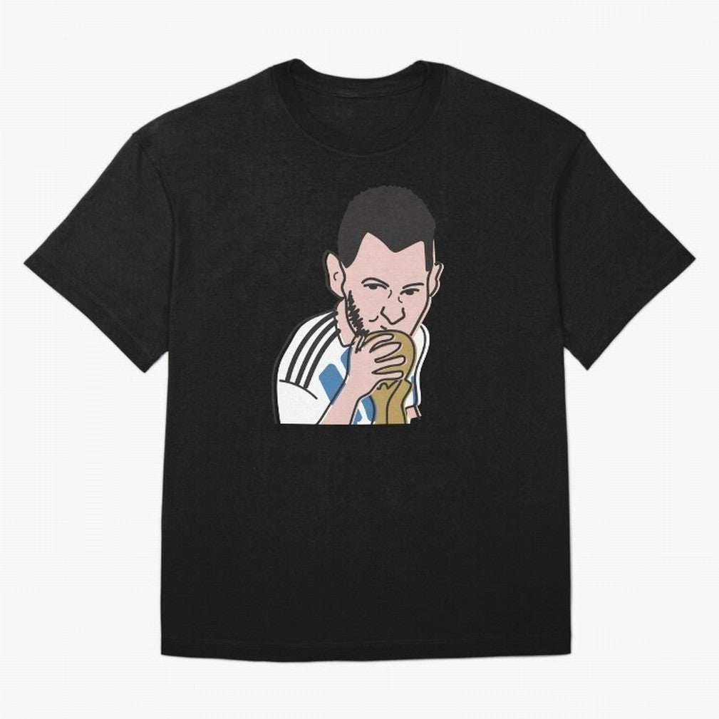 Lionel Messi in Weirdtual Reality Oversized T-Shirt Honor Global Football Passion for FIFA World Cup 2026 Group Stage, Driven by Messi, Neymar and Mbappe, France and Portugal, Football Festival Excitement, Trophy Ambitions, Country Rivalries and