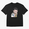 Lionel Messi in Weirdtual Reality Oversized T-Shirt Honor Global Football Passion for FIFA World Cup 2026 Group Stage, Driven by Messi, Neymar and Mbappe, France and Portugal, Football Festival Excitement, Trophy Ambitions, Country Rivalries and