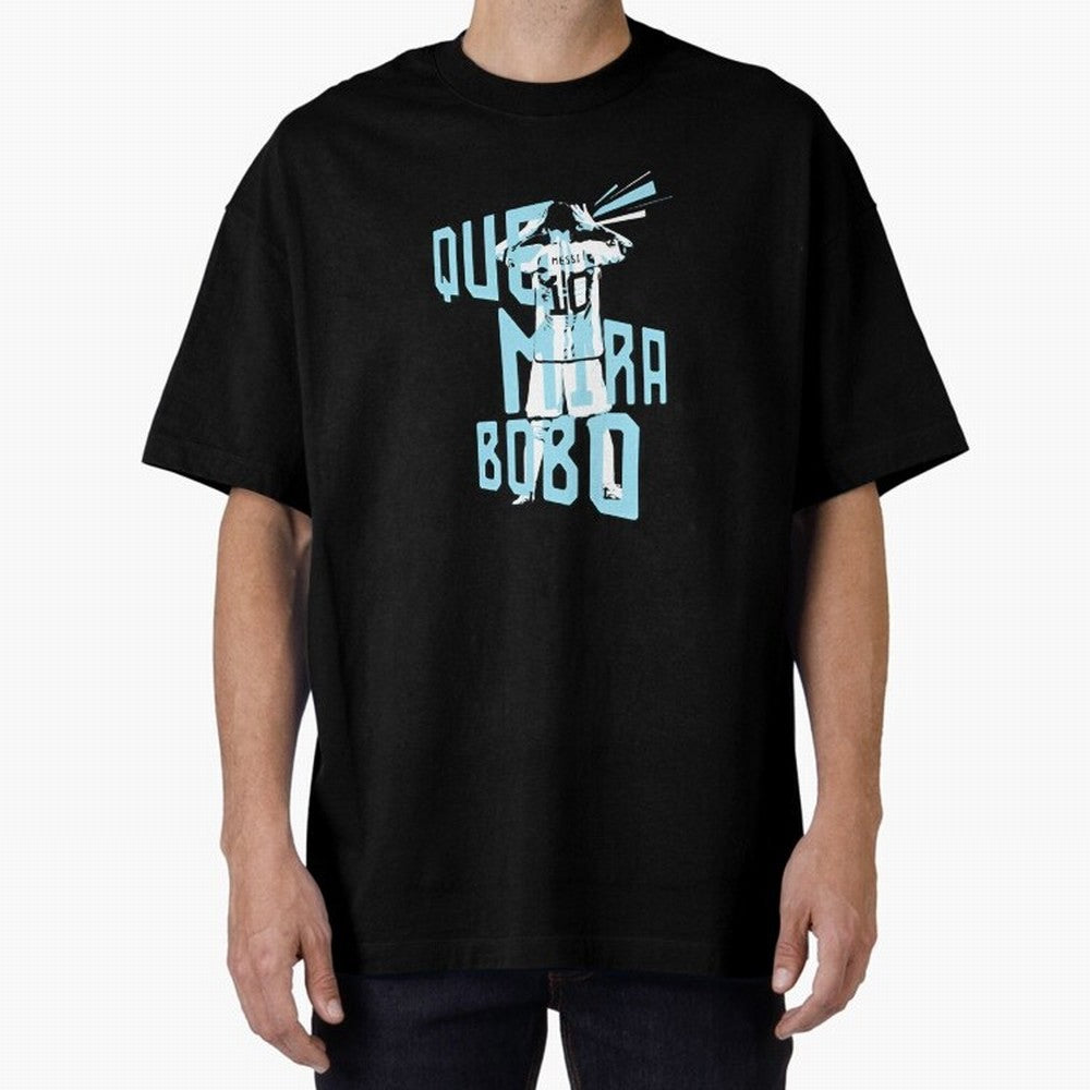 Lionel messi Que mira bobo Classic T-Shirt Upgrade FIFA World Cup 2026 Group Stage for Fans of Messi and Cristiano Ronaldo and France and Portugal, Bringing Match Day Excitement, Supporter Culture, Golden Goals and Global Football Passion; Ideal