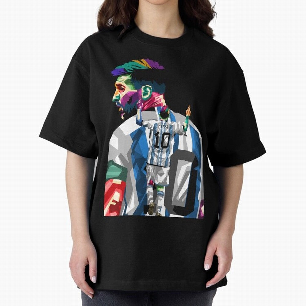 Lionel Messi Soccer Legend Classic T-Shirt Celebrate Football Heritage in Global Football Passion for FIFA World Cup 2026 Group Stage, Celebrating Haaland and Mbappe, England, France and Netherlands, Vintage Soccer Flavor, Modern Football Stars,