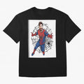 Lionel Messi Spider Oversized T-Shirt Step into FIFA World Cup 2026 Spirit, Built around Argentina, France and Brazil, Messi, CR7 and Mbappe, Match Day Excitement, Supporter Culture, Golden Goals and Global Football Passion; Perfect for Fans,
