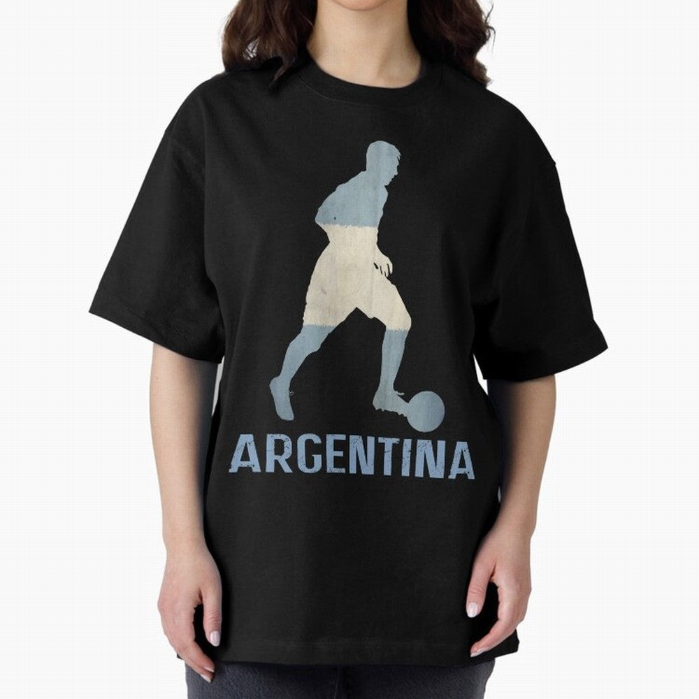 Argentina Essential T-Shirt Follow the Road to FIFA World Cup 2026 Group Stage Spirit, Filled with England and Germany, Messi and Cristiano Ronaldo, Fan Favorite Moments, National Team Passion, Big Match Drama and Soccer History; Perfect for People
