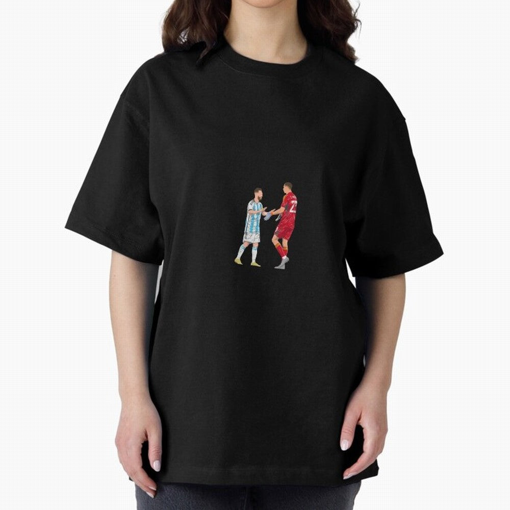 Lionel Messi and Emiliano Martinez Minimalist Classic T-Shirt Remember Iconic Moments from FIFA World Cup 2026 USA Canada Mexico Spirit, Inspired by Brazil, Messi and Cristiano Ronaldo, Tournament Hype, Historic Matchups, Family Viewing Parties and