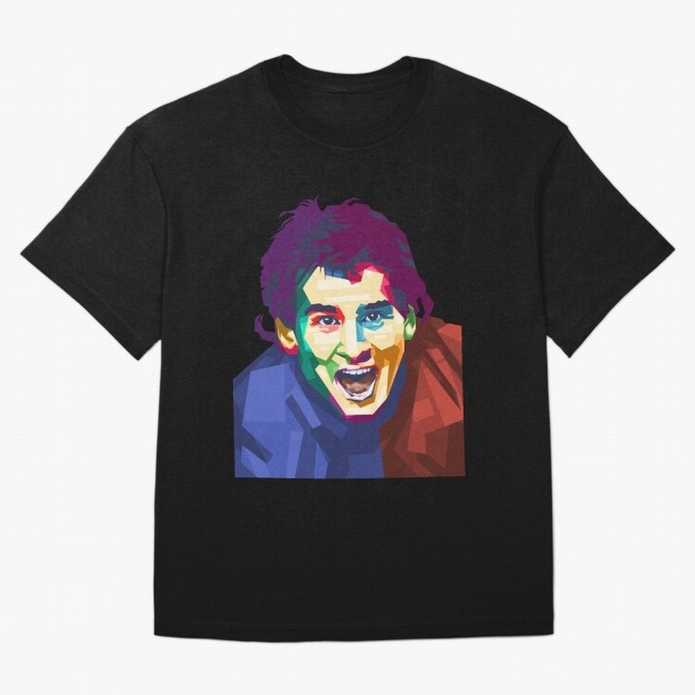 Lionel Messi Premium T-Shirt Celebrate Fan Culture around Match Day Hype around FIFA World Cup 2026 Group Stage, Messi, CR7 and Mbappe, Portugal, Global Supporter Spirit, Legendary Goals, National Colors and Tournament Celebration; Made for Die