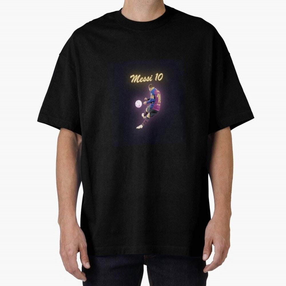 Messi Free Kick Graphic T-Shirt Celebrate the Stars of Match Day Hype around FIFA World Cup 2026 USA Canada Mexico, Neymar, Haaland and Cristiano Ronaldo, Brazil, Portugal and Argentina, Championship Spirit, Famous Goals, Roaring Crowds and