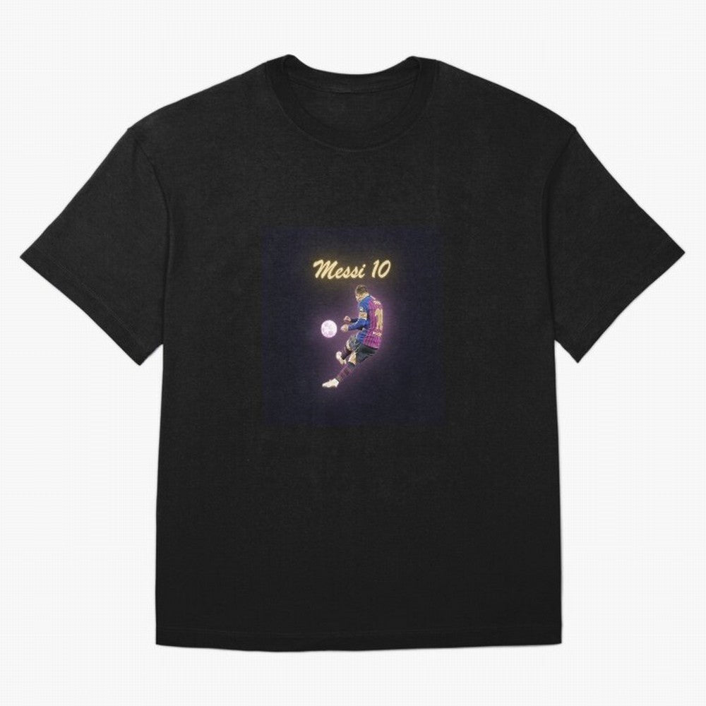 Messi Free Kick Graphic T-Shirt Celebrate the Stars of Match Day Hype around FIFA World Cup 2026 USA Canada Mexico, Neymar, Haaland and Cristiano Ronaldo, Brazil, Portugal and Argentina, Championship Spirit, Famous Goals, Roaring Crowds and