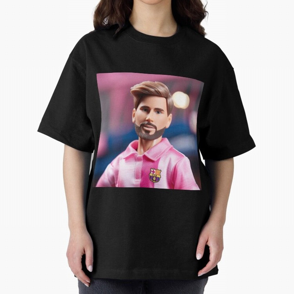 If Messi were a Barbie doll... Premium T-Shirt Enjoy the Biggest Football Party of Global Football Passion for FIFA World Cup 2026 Group Stage, Celebrating CR7 and Messi, Argentina, France and Brazil, Classic Soccer Heritage, Championship Pressure,