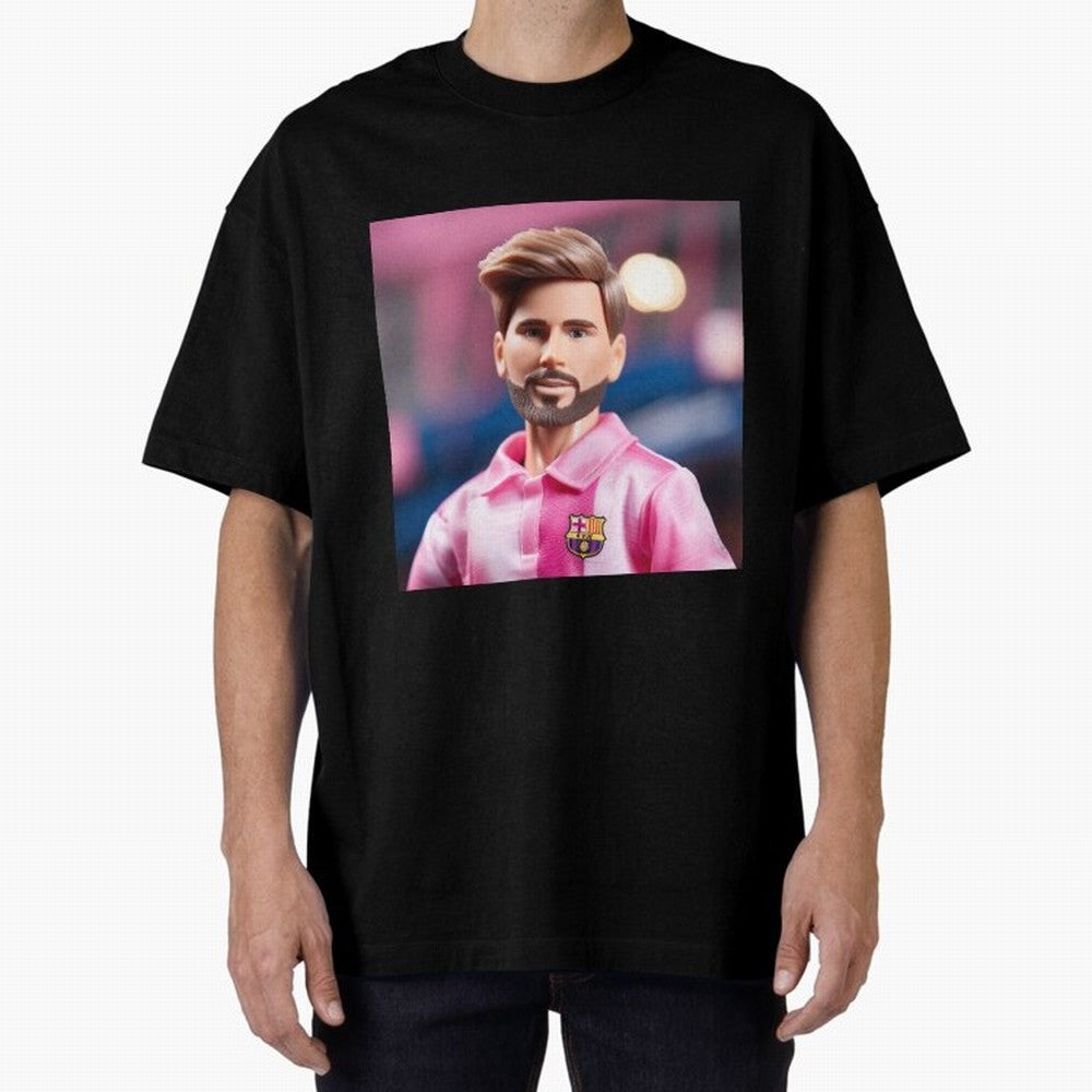 If Messi were a Barbie doll... Premium T-Shirt Enjoy the Biggest Football Party of Global Football Passion for FIFA World Cup 2026 Group Stage, Celebrating CR7 and Messi, Argentina, France and Brazil, Classic Soccer Heritage, Championship Pressure,
