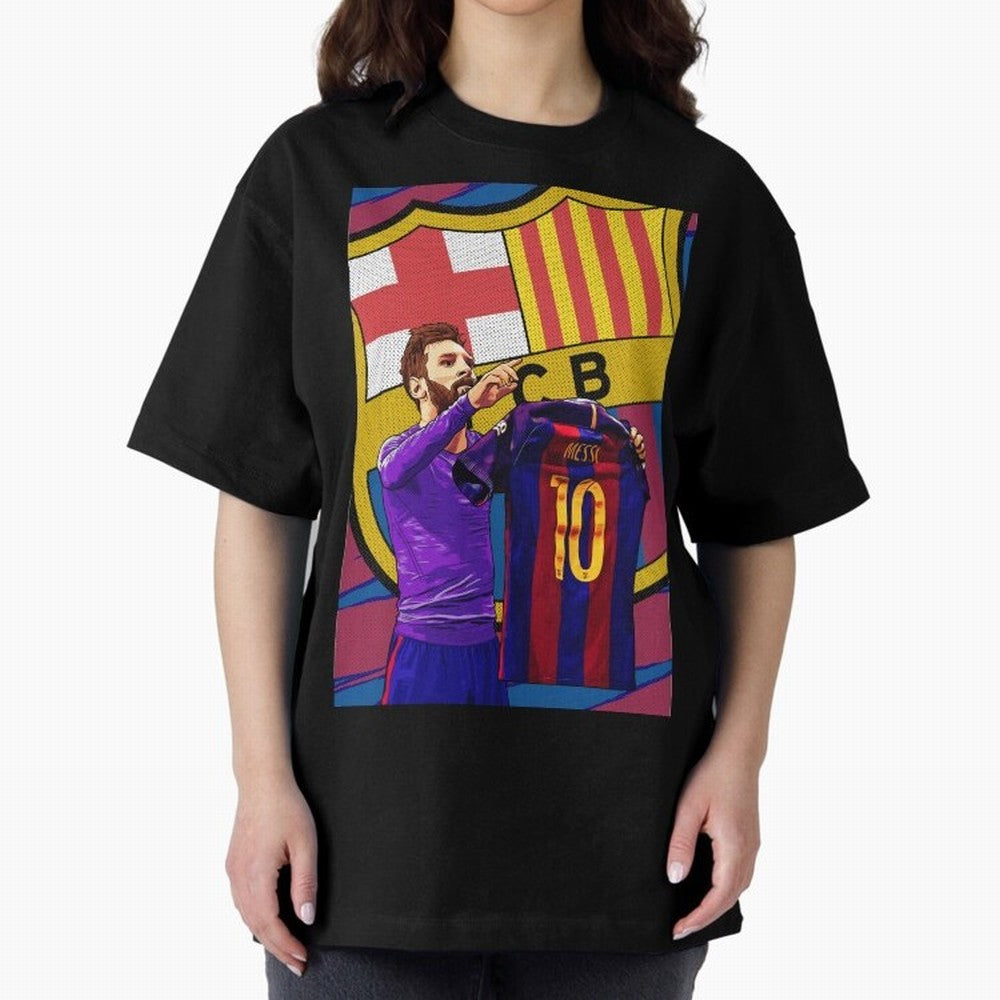 Messi Goat in FC Barcelna Premium T-Shirt Live for the Drama of FIFA World Cup 2026 Spirit, Celebrating Brazil, CR7, Fan Favorite Moments, National Team Passion, Big Match Drama and Soccer History; Perfect for Supporters Who Want Bold Football