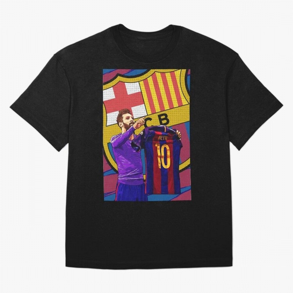 Messi Goat in FC Barcelna Premium T-Shirt Live for the Drama of FIFA World Cup 2026 Spirit, Celebrating Brazil, CR7, Fan Favorite Moments, National Team Passion, Big Match Drama and Soccer History; Perfect for Supporters Who Want Bold Football