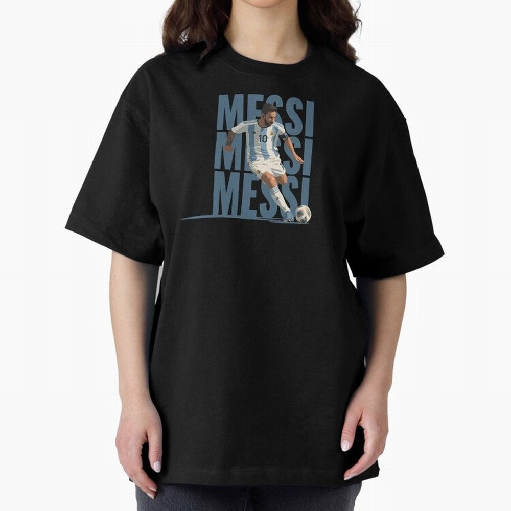 Messi in action Minimalist Graphic Premium T-Shirt Turn Every Weekend Toward FIFA World Cup 2026 USA Canada Mexico Spirit, with Germany, Haaland and Mbappe, Worldwide Fan Energy, Dramatic Goals, Stadium Lights and Championship Celebrations; Created