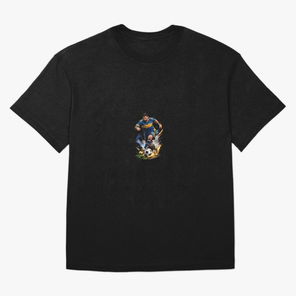 Messi Footballer Premium T-Shirt Remember Iconic Moments from FIFA World Cup 2026 Connected to Neymar, Brazil Energy, Football History, Final Match Energy, Crowd Noise and Once in a Lifetime Moments; Great for Watch Parties, Sports Bars, Family