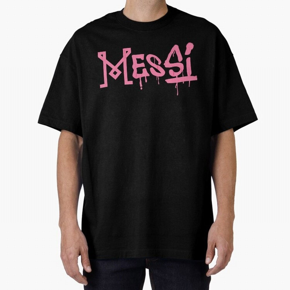 Messi Graffiti Inter Miami Premium T-Shirt Celebrate Fan Culture around Match Day Hype around FIFA World Cup 2026 Group Stage, Cristiano Ronaldo, France, Stadium Memories, Football Loyalty, International Chants and Championship Tradition; Ideal for