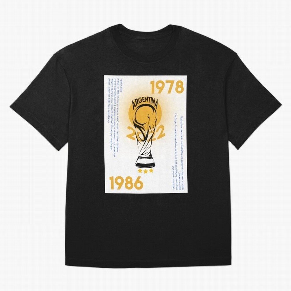 WORLD CHAMPIONS ARGENTINA Premium T-Shirt Unlock FIFA World Cup 2026 USA Canada Mexico Spirit, with Netherlands, Messi, CR7 and Mbappe, Supporter Pride, Iconic Celebrations, Legendary Names and Global Match Day Energy; Ideal for Fans Who Follow