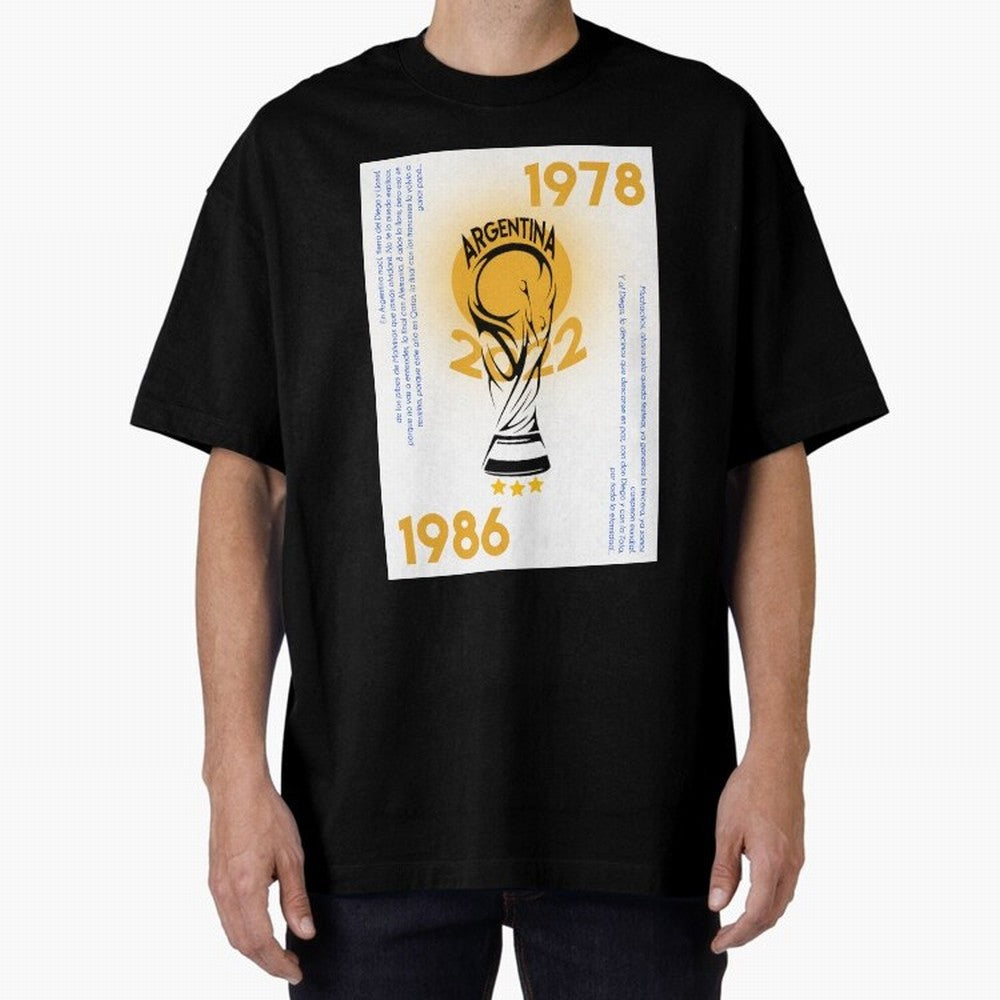WORLD CHAMPIONS ARGENTINA Premium T-Shirt Unlock FIFA World Cup 2026 USA Canada Mexico Spirit, with Netherlands, Messi, CR7 and Mbappe, Supporter Pride, Iconic Celebrations, Legendary Names and Global Match Day Energy; Ideal for Fans Who Follow