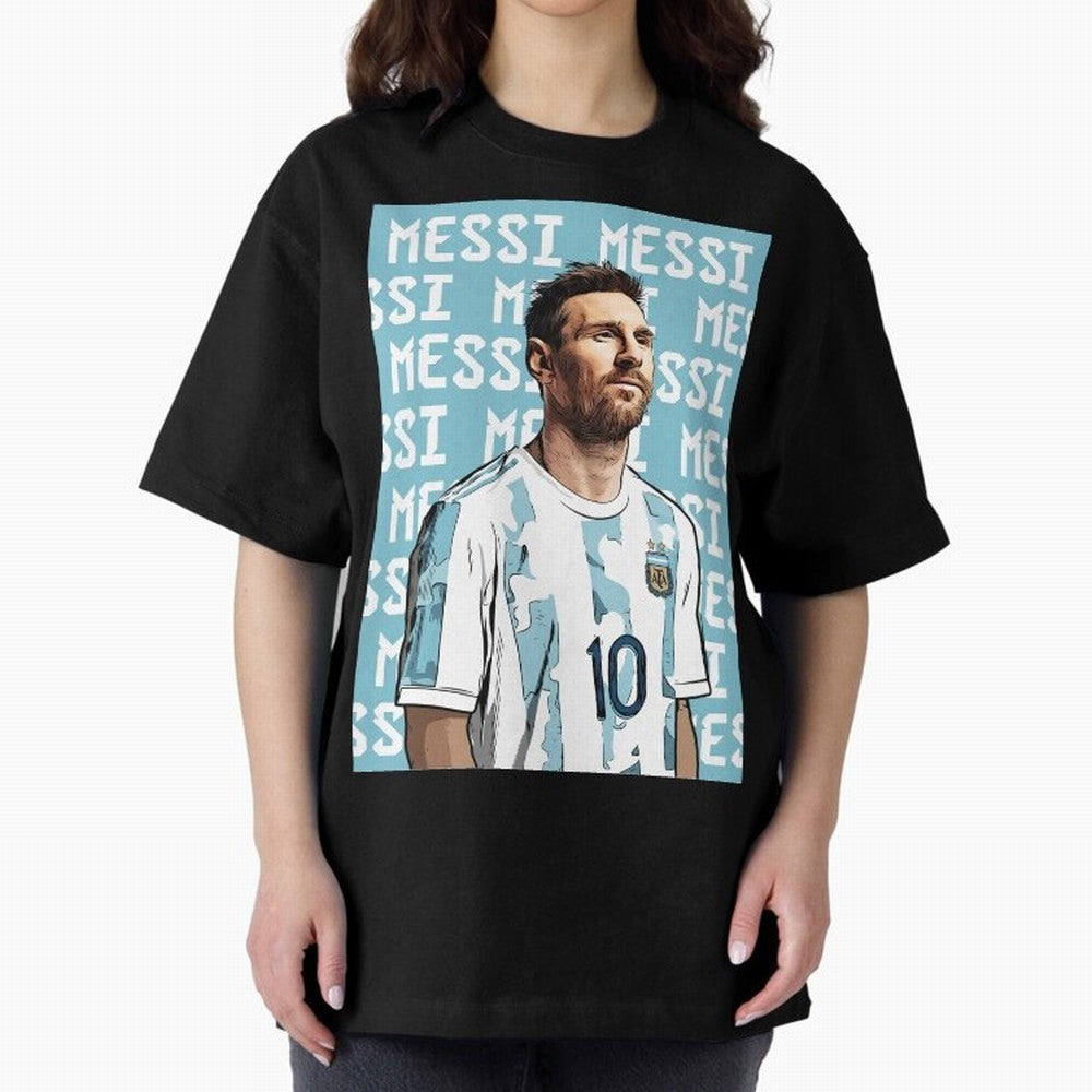 Lionel Messi Premium T-Shirt Represent Football Lovers during FIFA World Cup 2026 USA Canada Mexico for Fans of CR7 and Argentina, Bringing Goal Celebration Energy, Supporter Heritage, Football Icons and Worldwide Tournament Joy; Perfect for