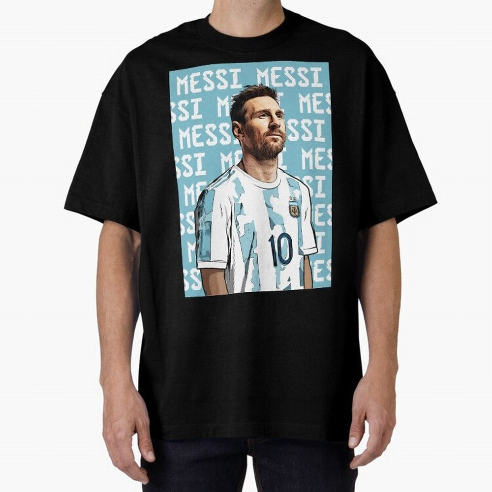 Lionel Messi Premium T-Shirt Represent Football Lovers during FIFA World Cup 2026 USA Canada Mexico for Fans of CR7 and Argentina, Bringing Goal Celebration Energy, Supporter Heritage, Football Icons and Worldwide Tournament Joy; Perfect for