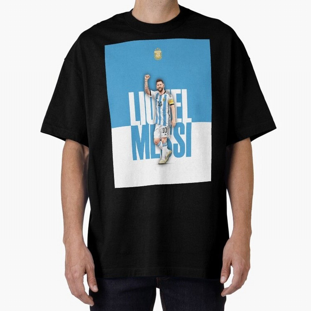 Lionel Messi - Iconic Soccer Legend Graphic T-Shirt Celebrate Every Goal in FIFA World Cup 2026 USA Canada Mexico Spirit, Driven by Spain and Netherlands, Neymar, Haaland and Cristiano Ronaldo, Sports Nostalgia, International Competition, Famous