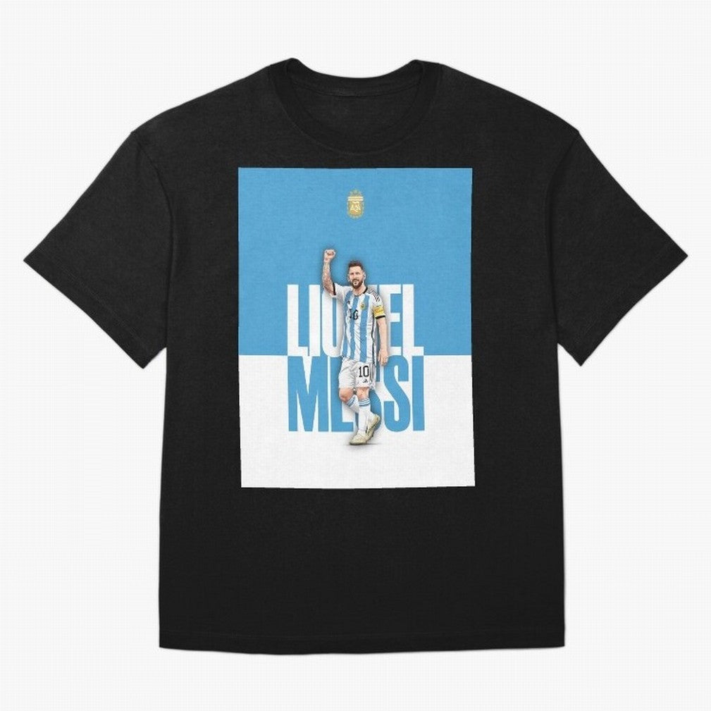 Lionel Messi - Iconic Soccer Legend Graphic T-Shirt Celebrate Every Goal in FIFA World Cup 2026 USA Canada Mexico Spirit, Driven by Spain and Netherlands, Neymar, Haaland and Cristiano Ronaldo, Sports Nostalgia, International Competition, Famous