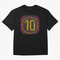 Lionel Messi #10 - The Icon Collection Premium T-Shirt Live for the Drama of Match Day Hype around FIFA World Cup 2026 Group Stage, Messi, Spain and Netherlands, Worldwide Fan Energy, Dramatic Goals, Stadium Lights and Championship Celebrations;