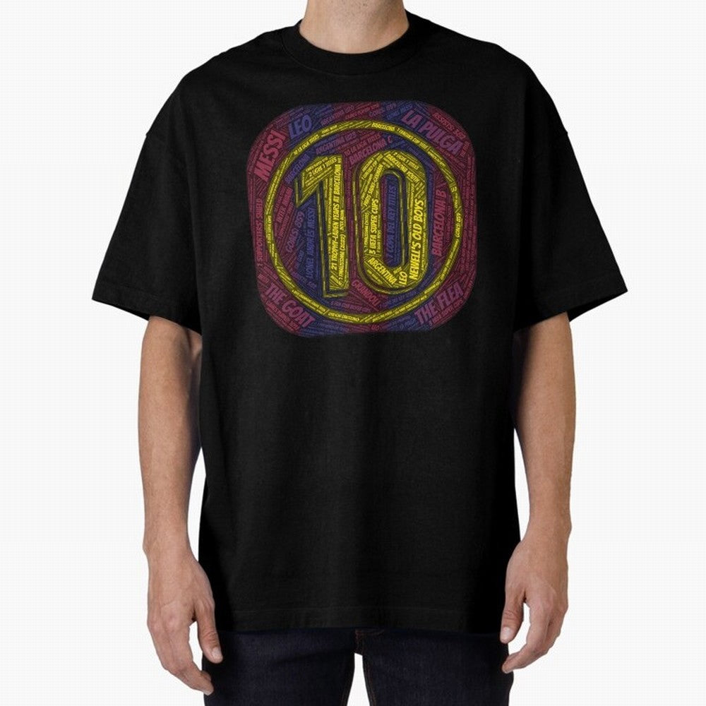 Lionel Messi #10 - The Icon Collection Premium T-Shirt Live for the Drama of Match Day Hype around FIFA World Cup 2026 Group Stage, Messi, Spain and Netherlands, Worldwide Fan Energy, Dramatic Goals, Stadium Lights and Championship Celebrations;