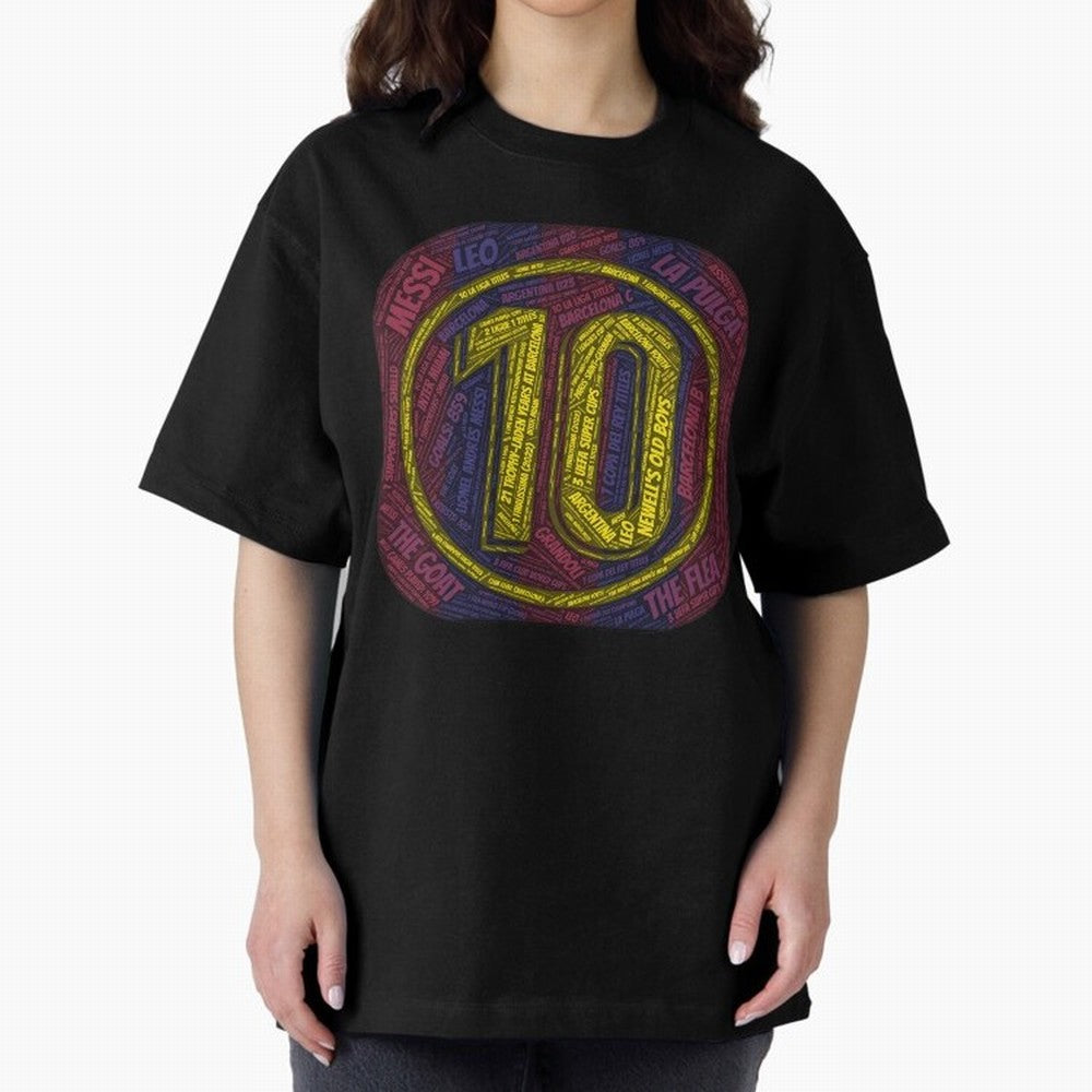 Lionel Messi #10 - The Icon Collection Premium T-Shirt Live for the Drama of Match Day Hype around FIFA World Cup 2026 Group Stage, Messi, Spain and Netherlands, Worldwide Fan Energy, Dramatic Goals, Stadium Lights and Championship Celebrations;