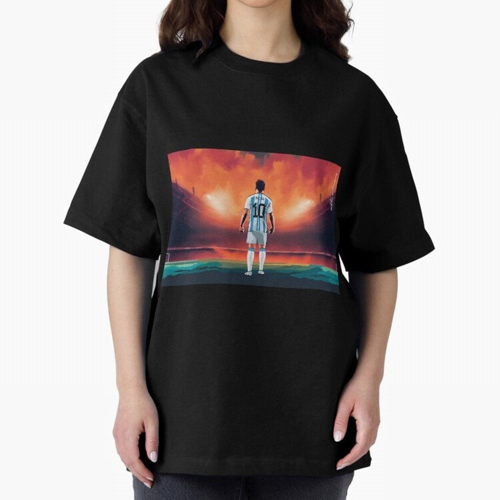 Lionel Leo Messi Premium T-Shirt Carry Global Football Passion for FIFA World Cup 2026, with Messi and Cristiano Ronaldo, France, Global Supporter Spirit, Legendary Goals, National Colors and Tournament Celebration; Ideal for Football Dads,