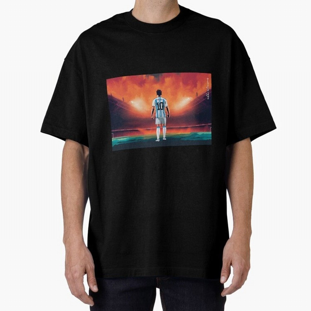 Lionel Leo Messi Premium T-Shirt Carry Global Football Passion for FIFA World Cup 2026, with Messi and Cristiano Ronaldo, France, Global Supporter Spirit, Legendary Goals, National Colors and Tournament Celebration; Ideal for Football Dads,